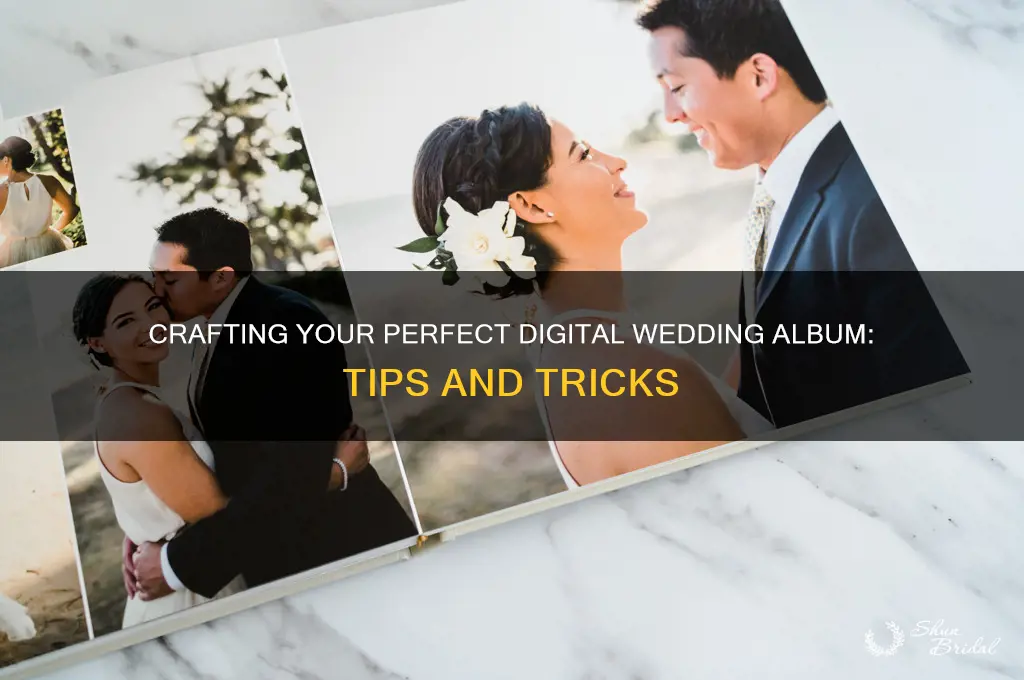 how to design a digital wedding album