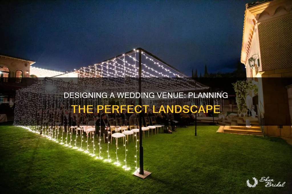 how to design a landscape plan for a wedding venue
