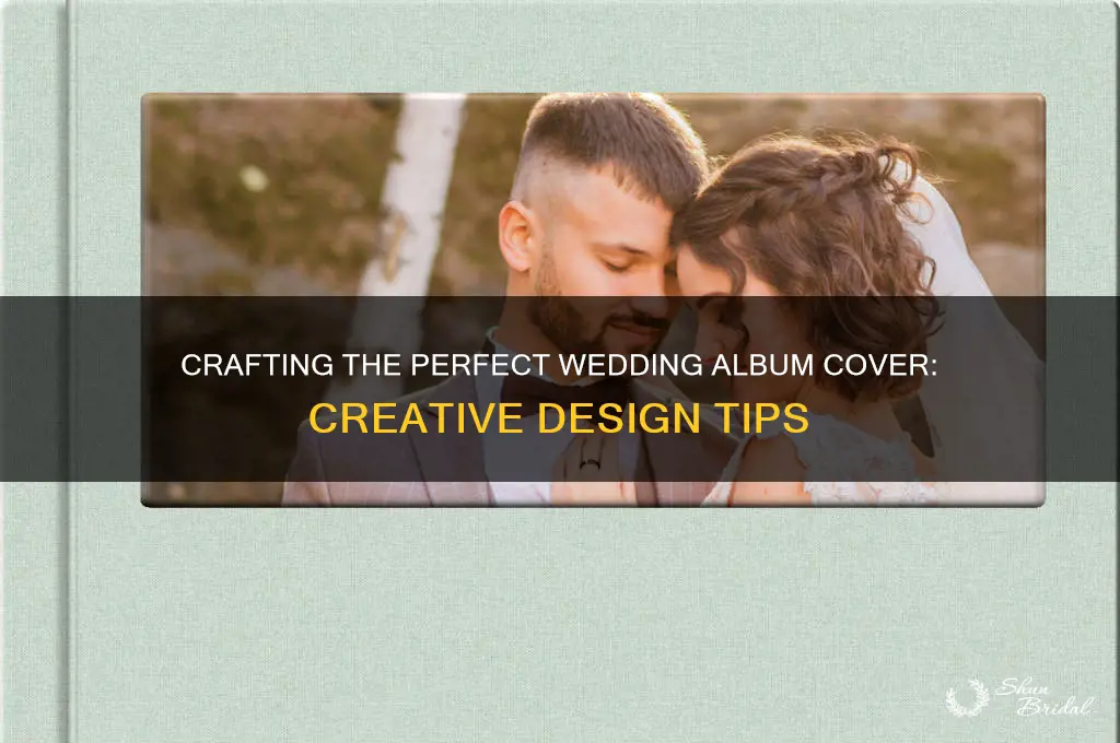 how to design a wedding album cover page