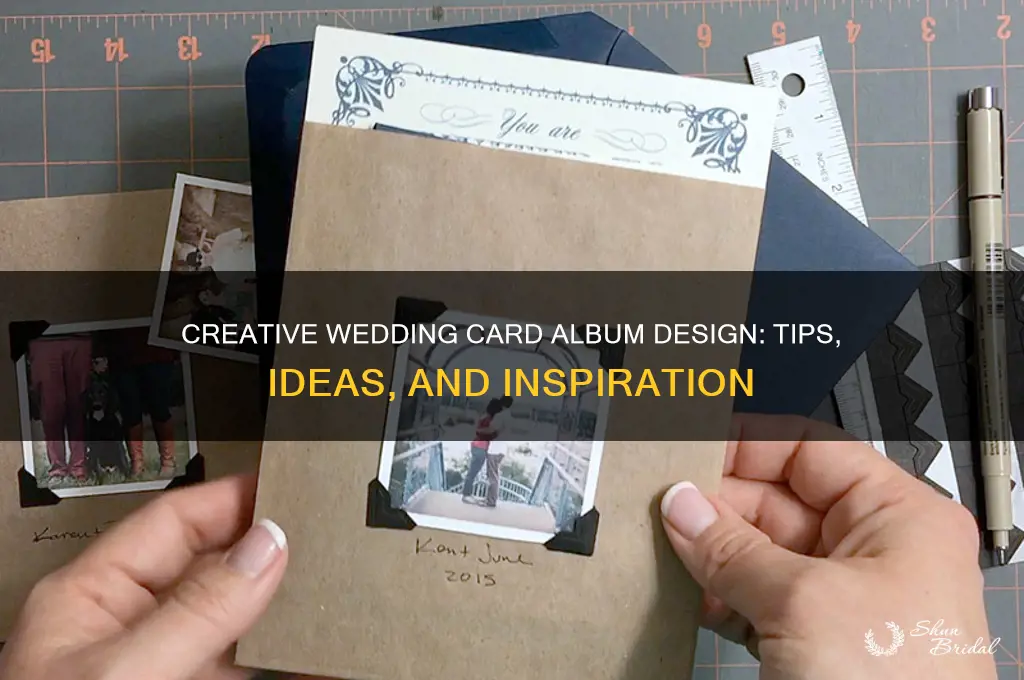 how to design a wedding card album