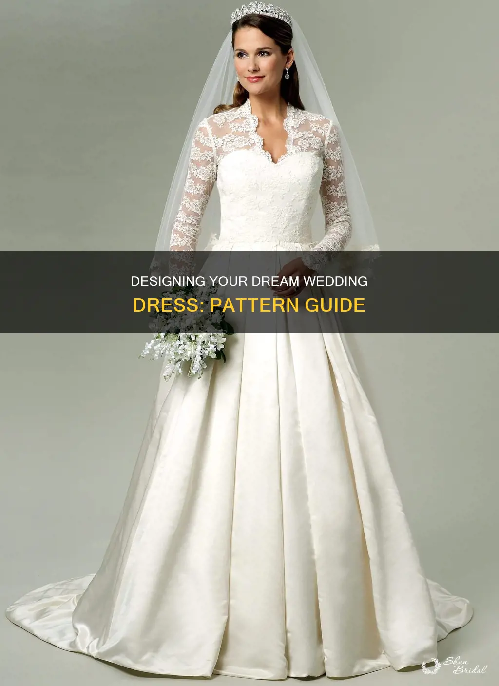 how to design a wedding dress pattern