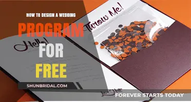 Design Your Dream Wedding Program for Free: Easy DIY Guide