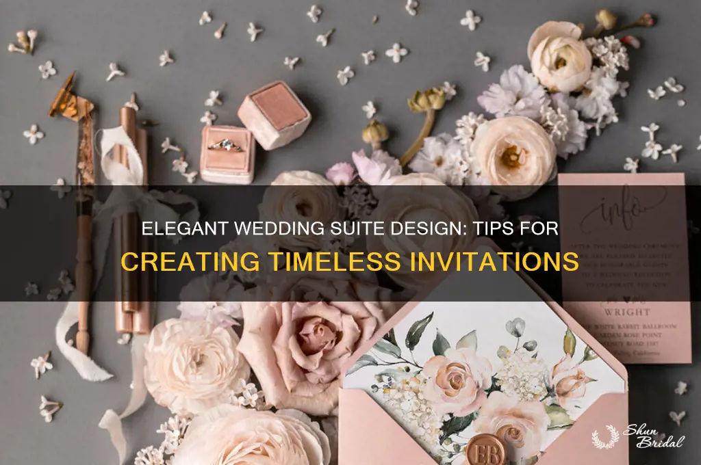 how to design a wedding suite