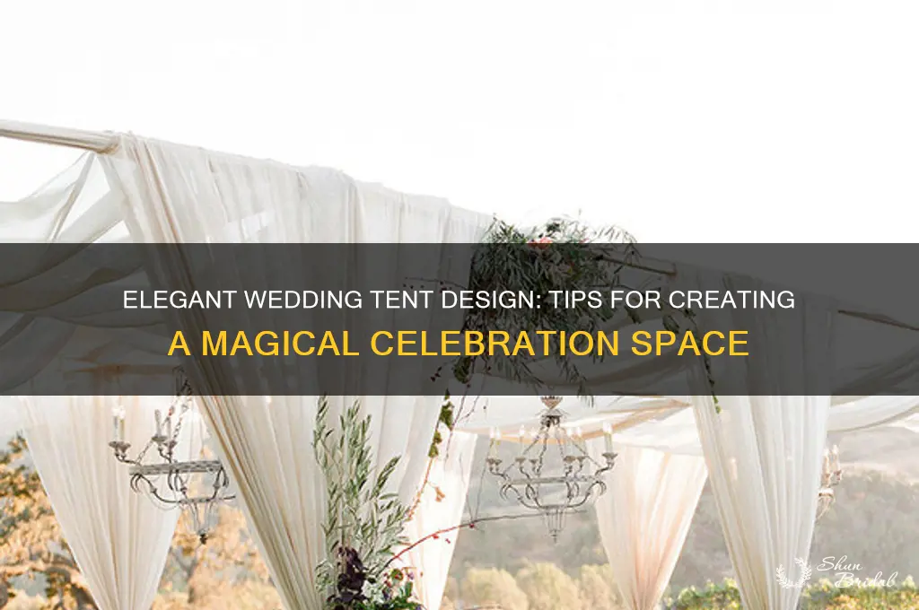 how to design a wedding tent
