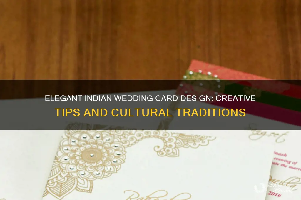 how to design indian wedding card