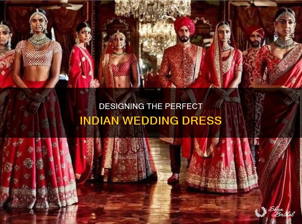 how to design indian wedding dress