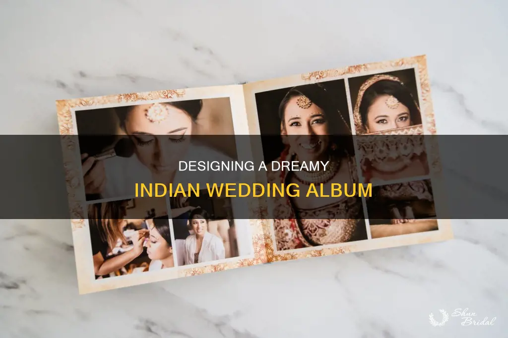 how to design indian wedding photo album