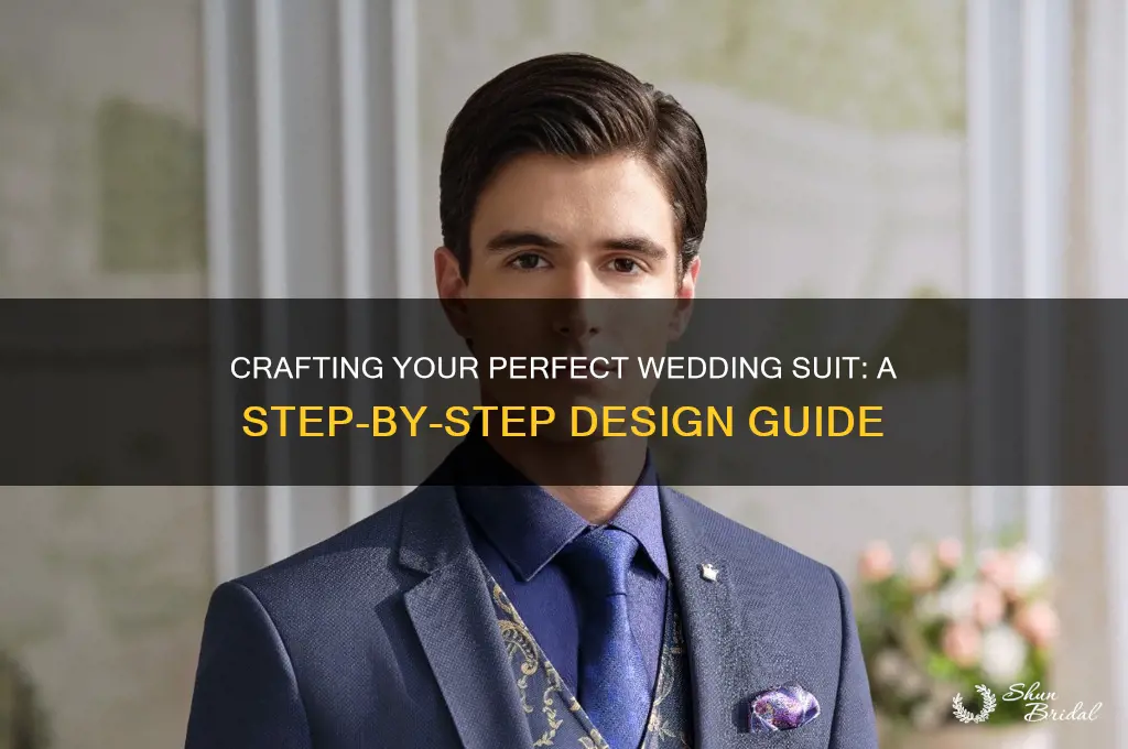 how to design my own wedding suit