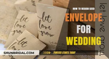 Elegant Seed Envelope Designs for Memorable Wedding Favors
