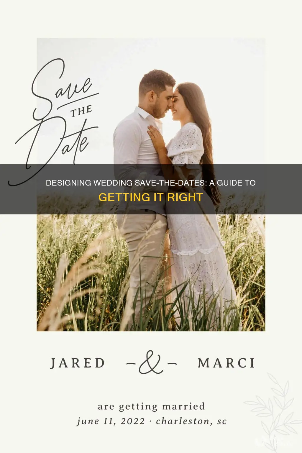 how to design wedding save the dates