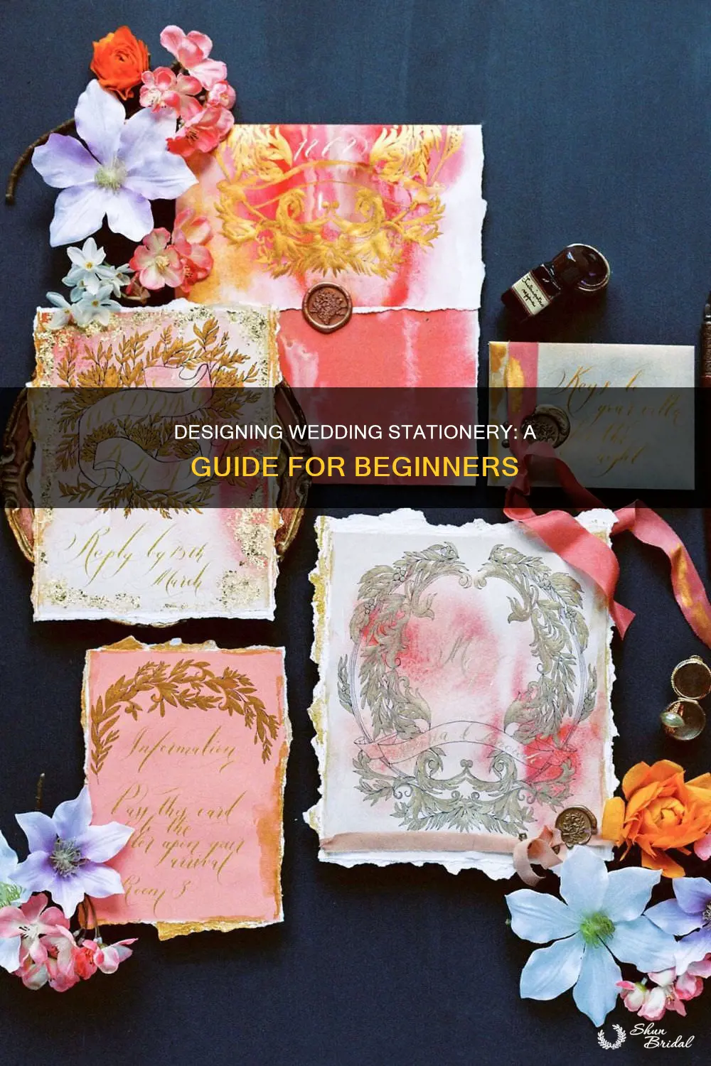 how to design wedding stationery