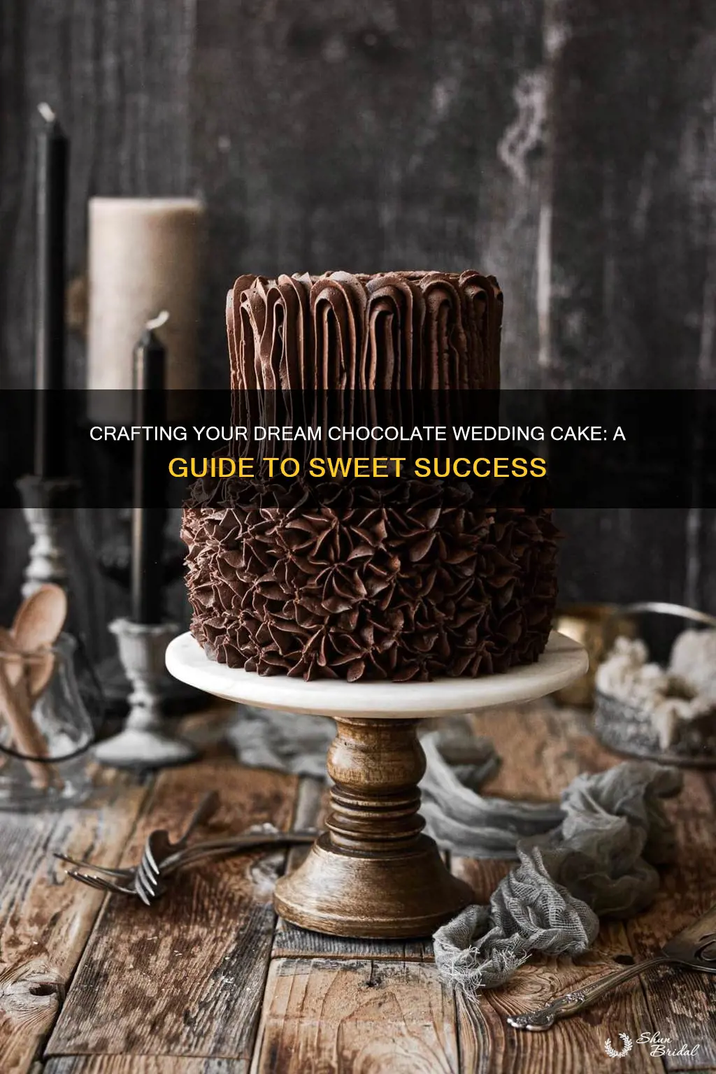 how to design your own chocolate wedding cake