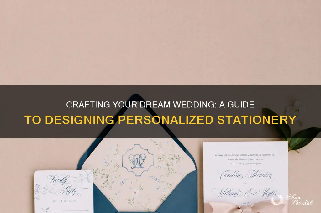 how to design your own wedding stationery