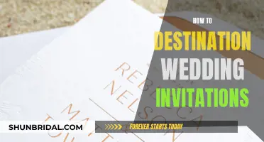 Crafting the Perfect Destination Wedding Invitation