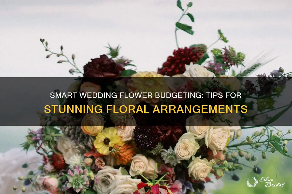 how to determine a flower budget for a wedding