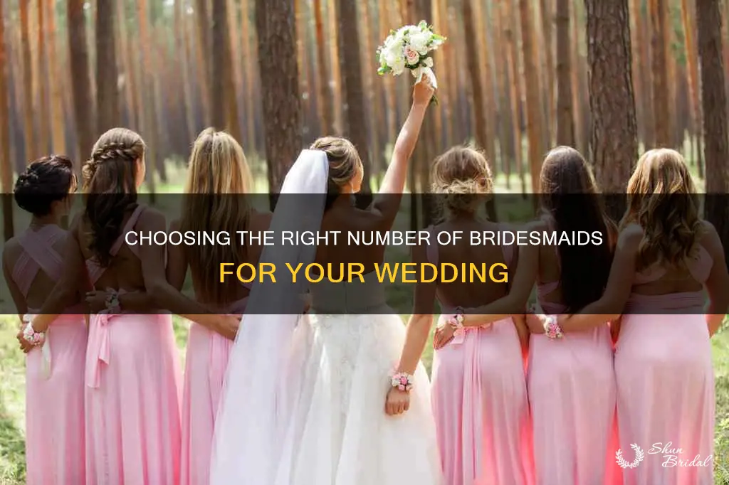 how to determine how many bridesmaids to have