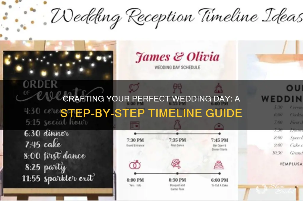 how to determine wedding timeline