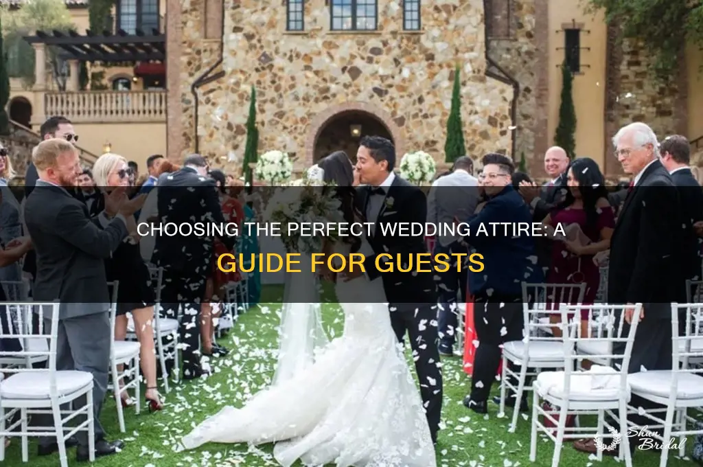 how to determine what attire to require for a wedding