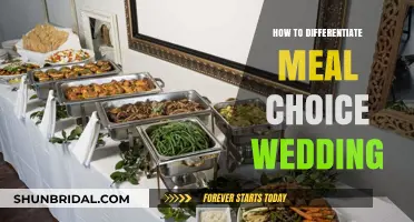 Choosing the Perfect Wedding Menu: Differentiating Meal Options for Guests