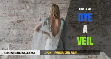 Creative Veil Transformation: A Step-by-Step Guide to Dip Dyeing Your Veil