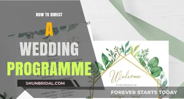 Mastering the Art of Directing a Seamless Wedding Programme