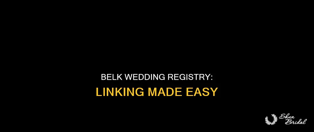 how to directly link belk wedding registry
