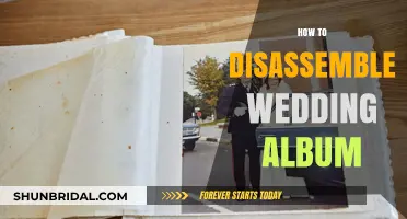 Step-by-Step Guide to Safely Disassembling Your Wedding Album