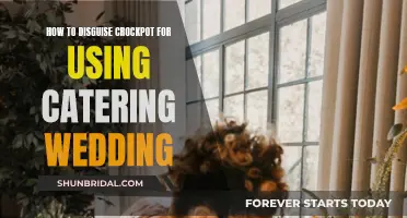Creative Ways to Disguise Your Crockpot for a Wedding