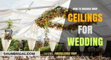 Elegant Ways to Conceal Drop Ceilings for Your Dream Wedding