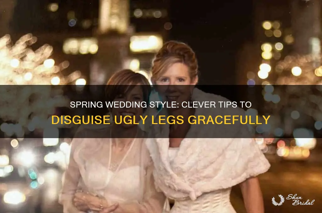 how to disguise ugly legs for a spring wedding