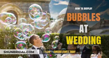Creative Ways to Display Wedding Bubbles for a Magical Celebration