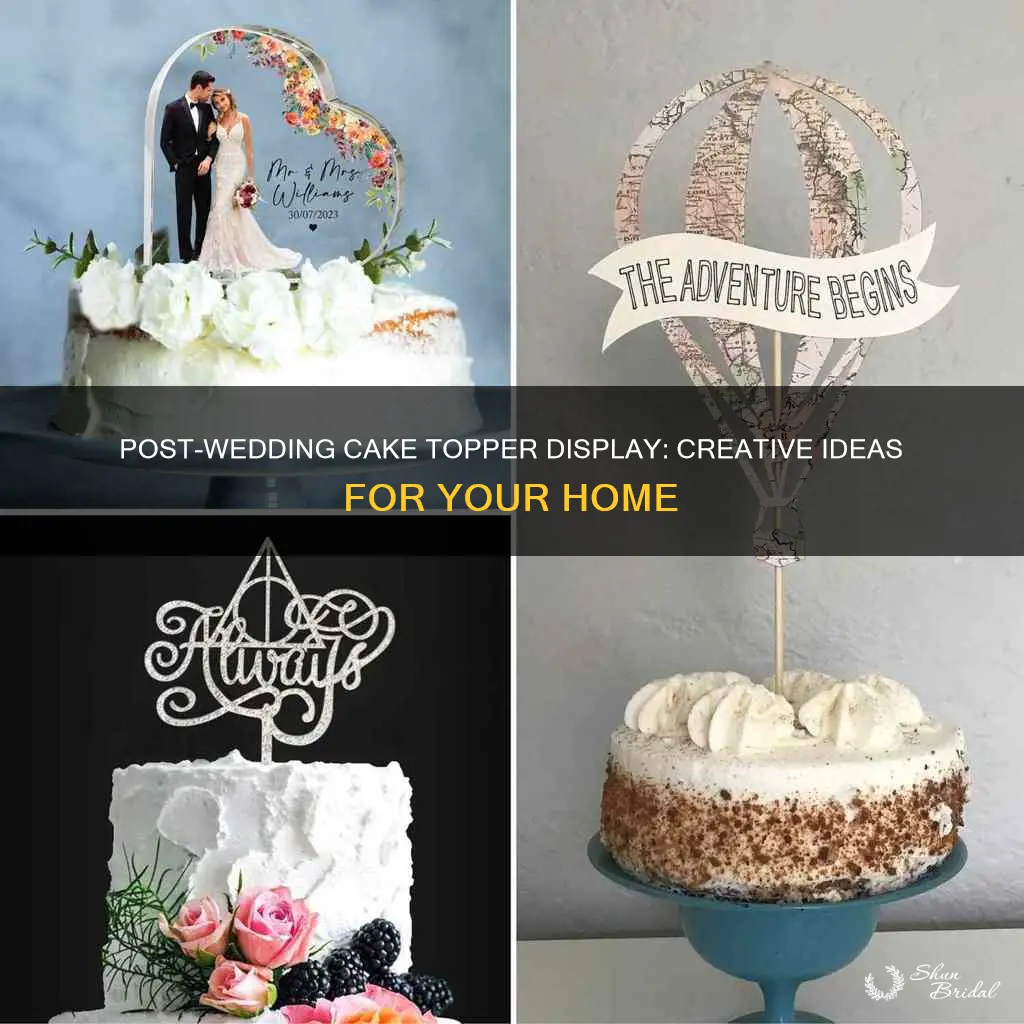 how to display cake topper after wedding