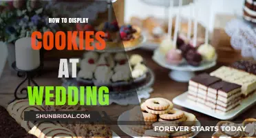 Creative Ways to Display Cookies at Your Wedding Reception