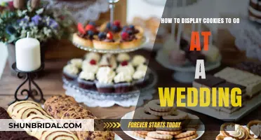 Elegant Ideas for Displaying Cookies to Go at Your Wedding