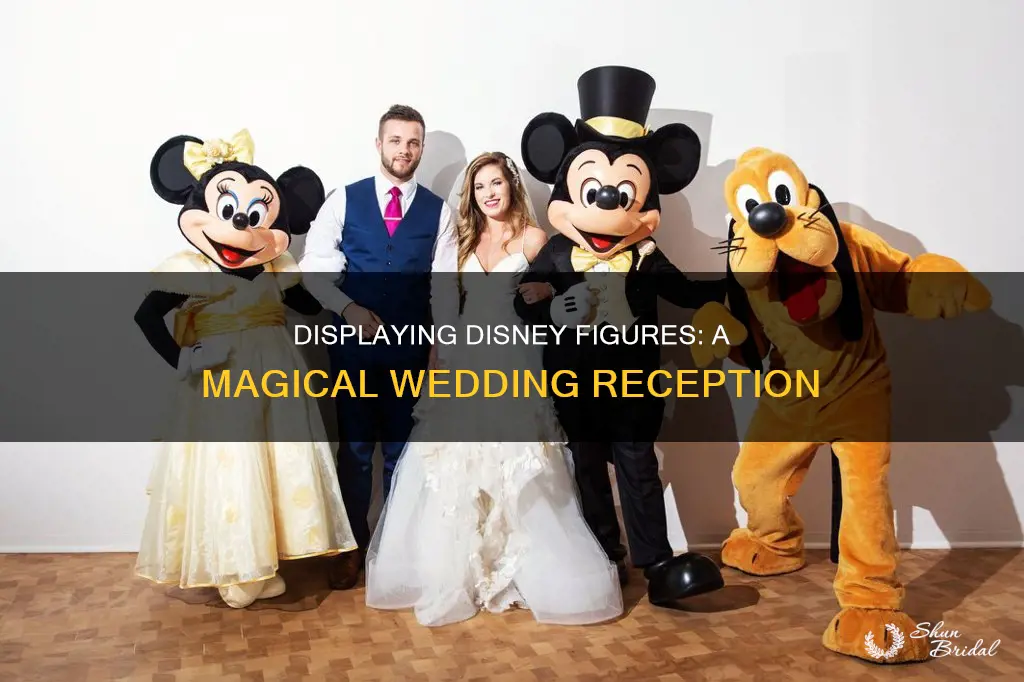 how to display disney figures at wedding reception