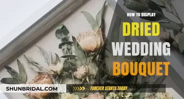Creative Ways to Showcase Your Dried Wedding Bouquet at Home