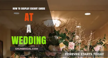 Elegant Escort Card Display Ideas for Your Wedding Reception