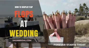 Creative Ways to Showcase Flip Flops at Your Wedding Reception