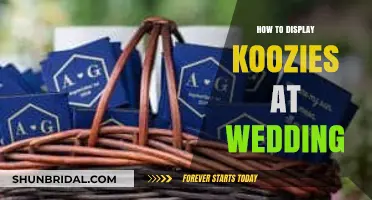 Creative Ways to Display Koozies at Your Wedding Celebration