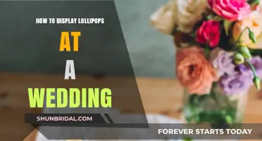 Sweet Displays: Creative Lollipop Ideas for Your Wedding Decor