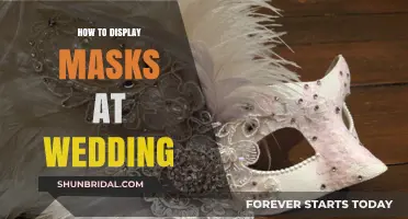 Creative Ways to Showcase Masks at Your Wedding Celebration