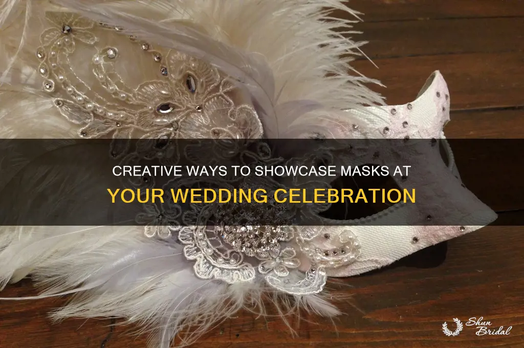 how to display masks at wedding