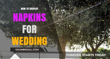 Elegant Napkin Display Ideas for Your Dream Wedding Reception
