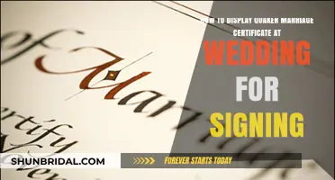 Displaying Your Quaker Marriage Certificate: A Guide for Wedding Signing