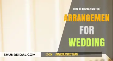 Creative Wedding Seating Arrangement Displays: Tips and Ideas for Your Big Day