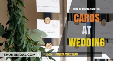 Creative Ways to Display Wedding Seating Cards with Style