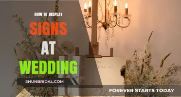 Creative Wedding Signage: Tips for Displaying Signs at Your Celebration