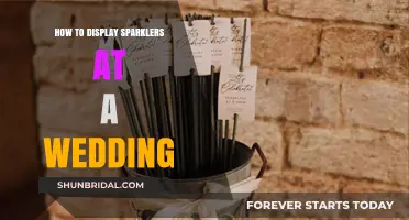 Sparkling Wedding Moments: Creative Ways to Display Sparklers