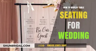 Elegant Wedding Table Seating Display Ideas for Your Special Day