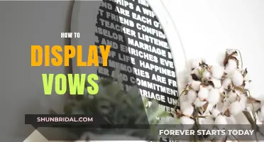 Creative Ways to Display Your Wedding Vows for a Memorable Ceremony